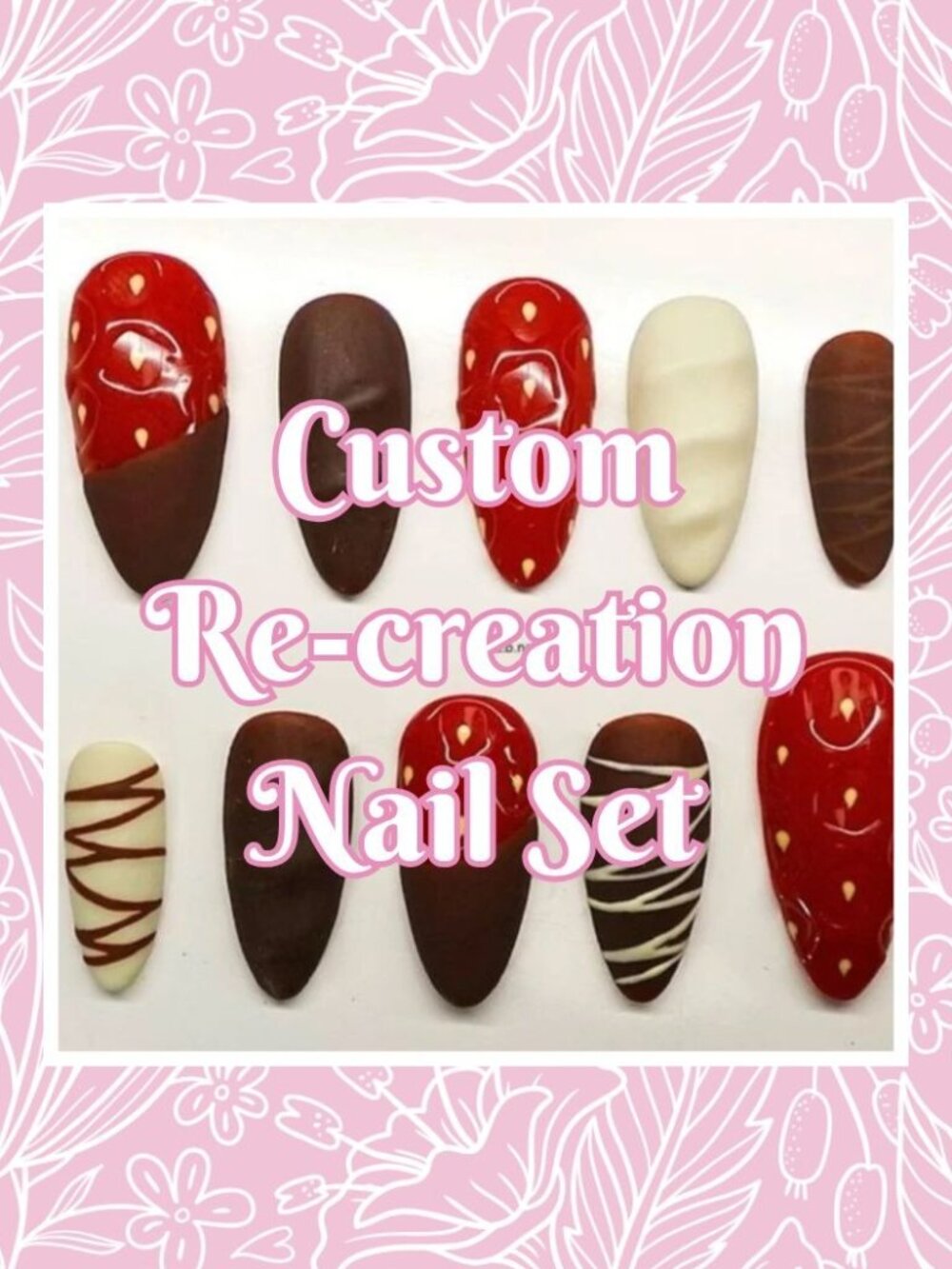 💅 Custom Re-Creation Press-On Nails (Made to Order)